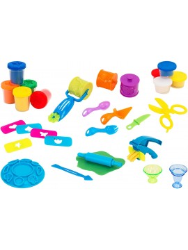 Kidea 37684 - Morbido Snackbar, 5 Vasetti 85g e 4 Vasetti 50g, Multicolore