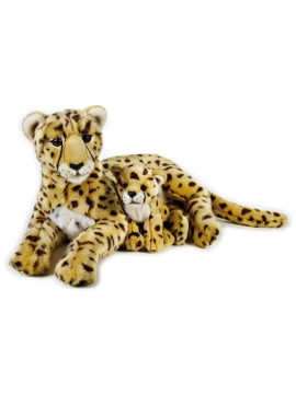 venturelli 770765 peluche ghepardo con baby (ngs)