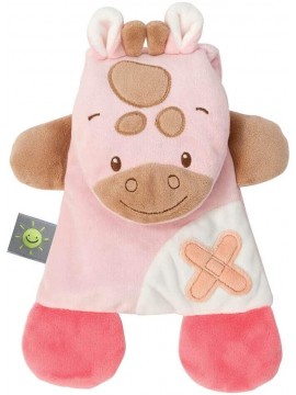 Nattou 730037 - Buddiezz Doudou con Cuscinetto di Gel Freddo/Caldo Giraffa, Rosa