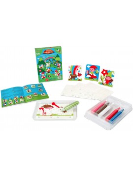 Sabbiarelli Sand-it for Fun - Kit Gli gnomi - Set Lavoretti Creativi: Colora con la Sabbia e Scatena la Tua Fantasia, Bambini 3+