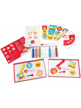 Sabbiarelli - Kit Decorazioni di Natale Happy Christmas Tree - Set Lavoretti Creativi di Natale