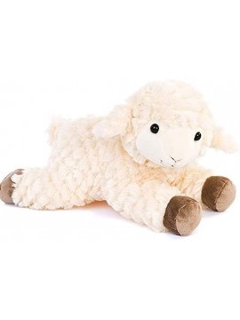 DE. CAR Peluche agnellino steso 30 cm, 26347