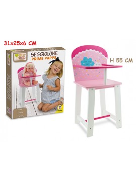 Teorema Fatto di Legno - Seggiolone in Legno H. 55Cm - 40542