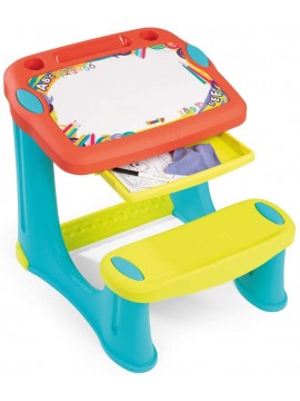 Smoby- Activity Banco Scuola con 12 Accessori, 3 Anni, 7600420221