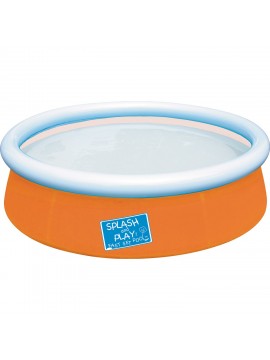 Bestway - 57241- My First Fast Set 5ft Pool, Arancio