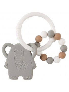 Nattou - Sonaglio in silicone grigio e bianco 877633