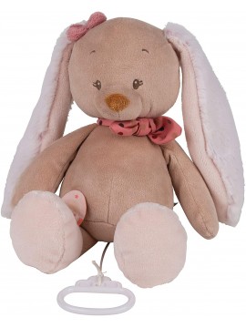 Nattou 244060 - Carillon Coniglietto, Ninna-Nanna La Le Lu, 30 cm, Sasha e Pauline