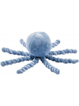 Nattou 877565 - Peluche Polpo, per Neonati, blu