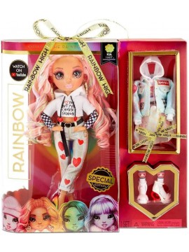 Rainbow High, Kia Hart, Bambola Edizione Speciale, Colore Rosa -Vestita con abiti firmati