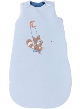 Nattou 333375 - Sacco nanna per bebe, Bob l'orsetto lavatore, colore blu