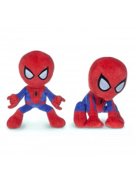 Marvel - Peluche Spiderman ACTION POSE 35 CM un peluche di spiderman a scelta