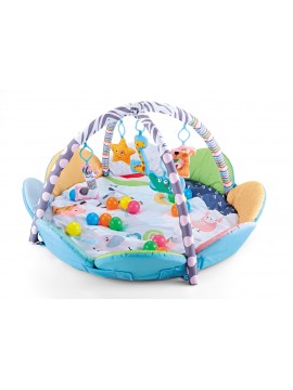 Palestrina 2 in 1 per neonati, con giocattoli sensoriali, per giocare distesi, giocattolo per bambini, 0+ anni