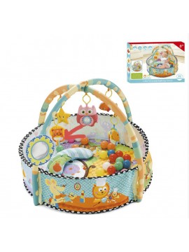 Palestrina per neonati, con giocattoli sensoriali, per giocare distesi, giocattolo per bambini, 0+ anni