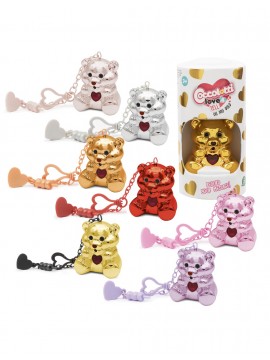 Giochi Preziosi - Coccolotti Oh My Gold Love & Tell, Orsetto da Collezione con Funzione Registrazione e Portachiavi