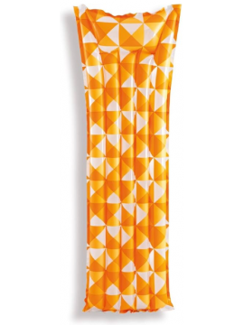 Intex- Materassino Mosaico, Colore Turchese/Arancio/Verde, 183x69 cm, 59712