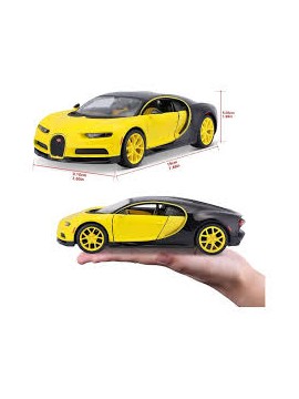 Maisto Composite Modello Bugatti Chiron giallo