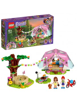 LEGO Friends 41392, Il Glamping nella Natura, Parti con Mia e Olivia per questa Esperienza nei Boschi