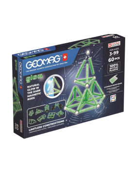 Geomag Glow Recycled 60 Pezzi