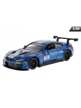Modellino 1:44 BMW M6 GT3, blu