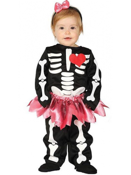 Costume scheletro bambina