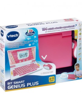 VTech Bit Smart Genius Plus Rosa, Computer Interattivo Bambini