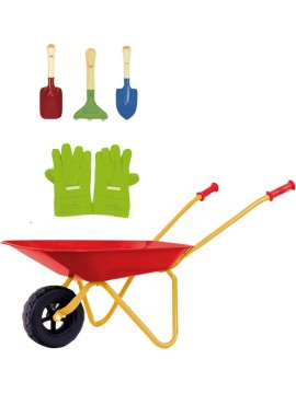 Theo Klein 7669 Carriola per bambini con accessori I In metallo