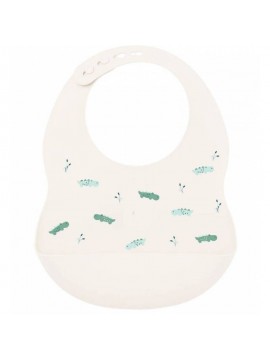 BAVAGLINO MORBIDO STAMPATO BIANCO