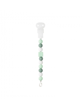 Portasucchietto verde menta in silicone - Nattou