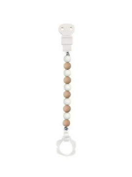 Catenella porta ciuccio NATTOU, bianco-beige