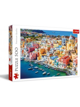 Trefl - Procida, Campania, Italia - Puzzle 500 Tessere - Puzzle fai da te con Paesaggio