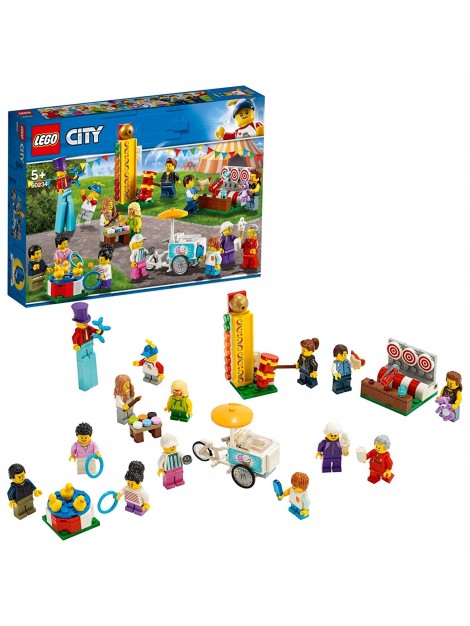 LEGO City Town 60234- Gioco per Bambini People Pack Luna Park